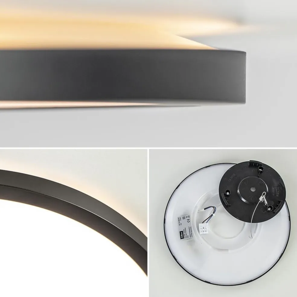 Clearance Straluma Plafondlamp Tuco 30cm zwart 3-step dim