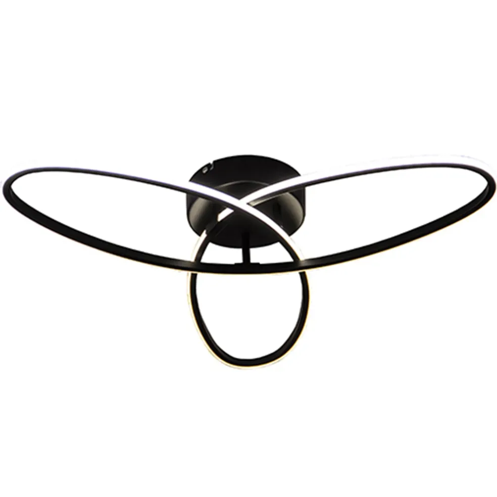 Cheap Straluma Plafondlamp 3-v eclips zwart 3-st.dimb.