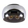 Best Sale Straluma Plafondlamp zwart + smoke glas 40cm