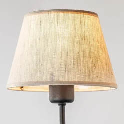 New Straluma Plafondlamp zwart met beige kapjes