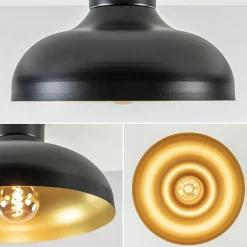 Flash Sale Straluma Plafondlamp zwart met gouden binnenkant