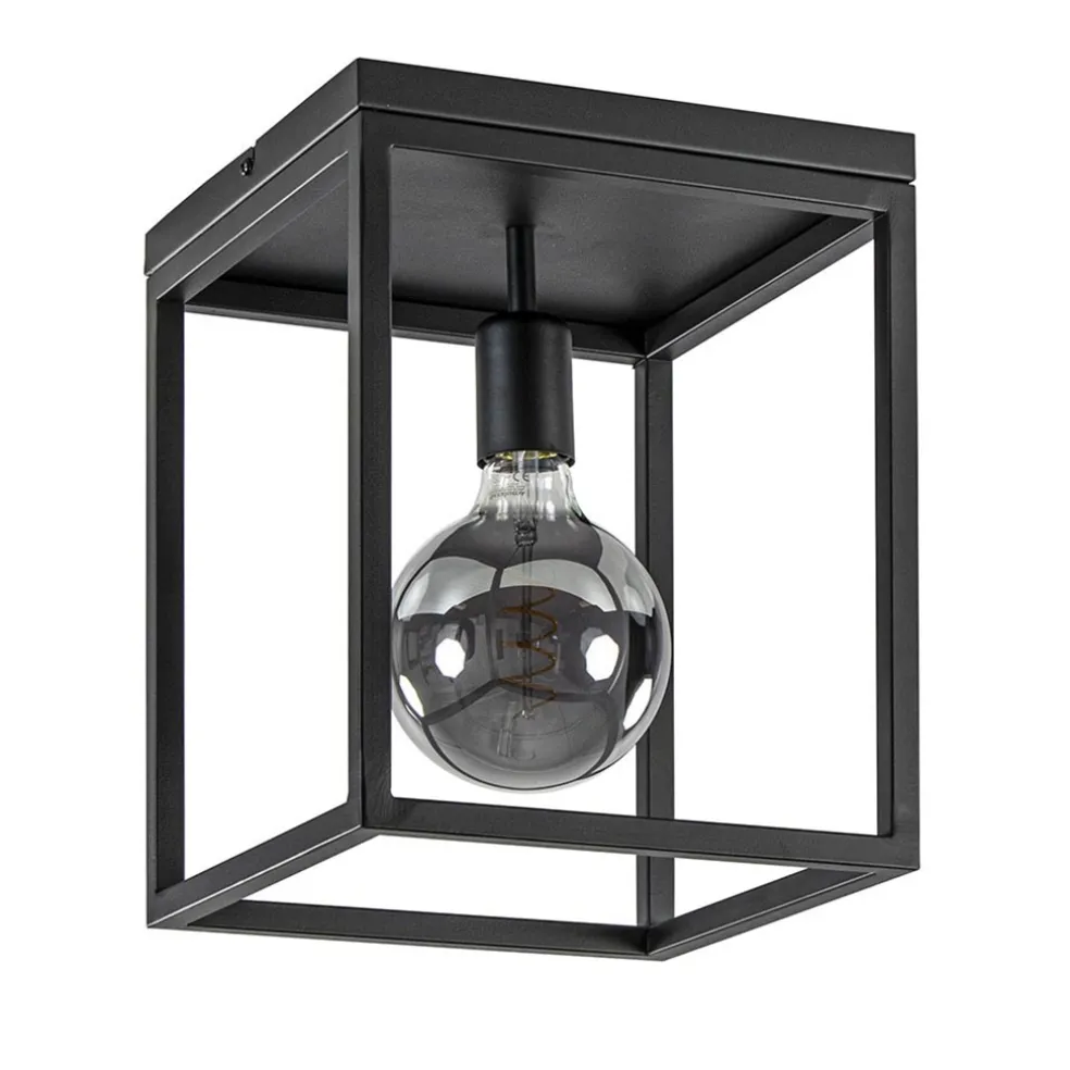 Cheap Straluma Plafondlamp zwart open frame