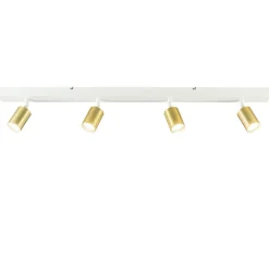 Sale Straluma Plafondspot Bounce 4L balk wit/matgoud