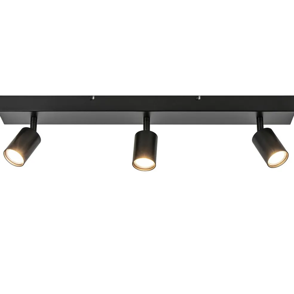 Shop Straluma Plafondspot Bounce 3L balk zwart