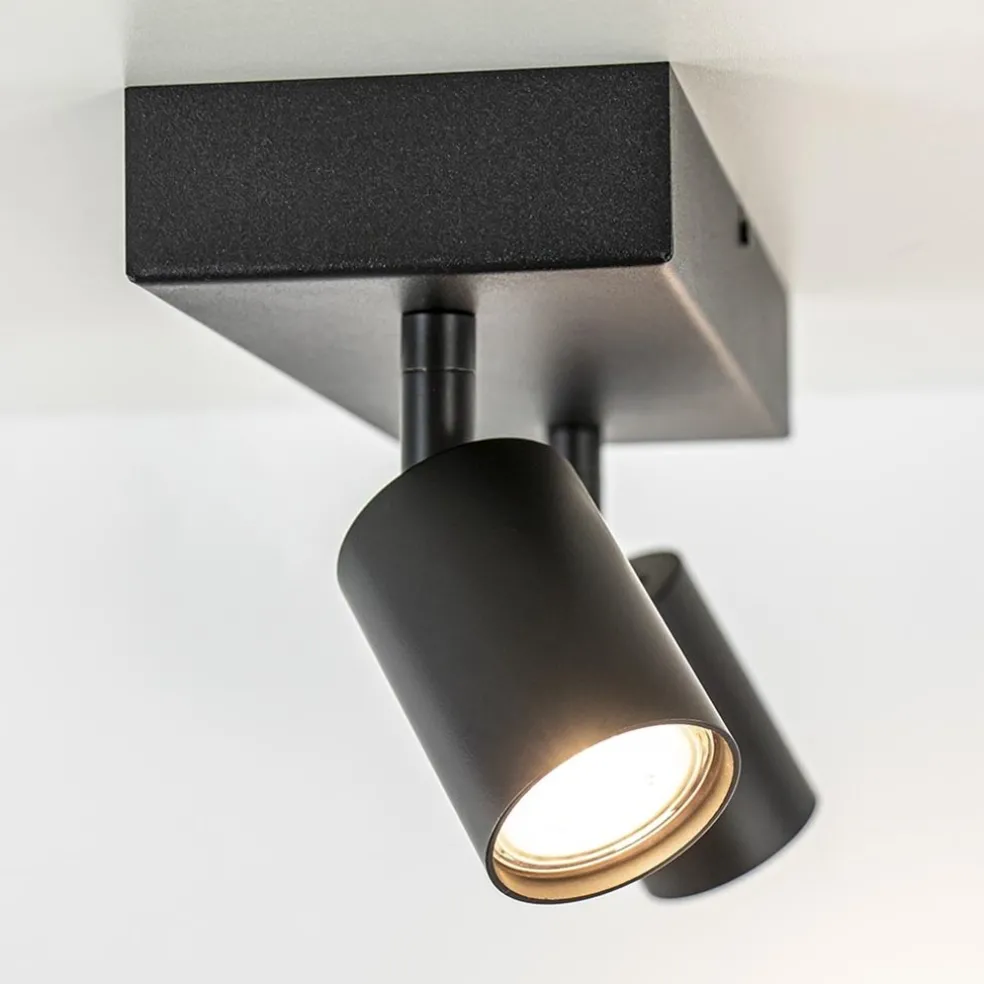 Cheap Straluma Plafondspot Bounce 2L balk zwart