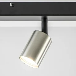 Cheap Straluma Plafondspot Bounce 6L balk zwart/rvs