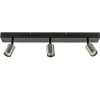 Discount Straluma Plafondspot Bounce 3L 70cm zwart/rvs