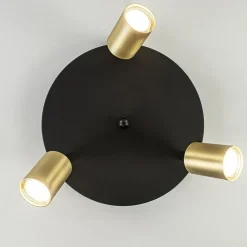 Fashion Straluma Plafondspot Bounce 3L rond zwart/goud