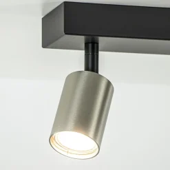Hot Straluma Plafondspot Bounce 2L zwart/rvs