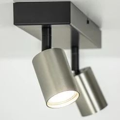 Hot Straluma Plafondspot Bounce 2L zwart/rvs