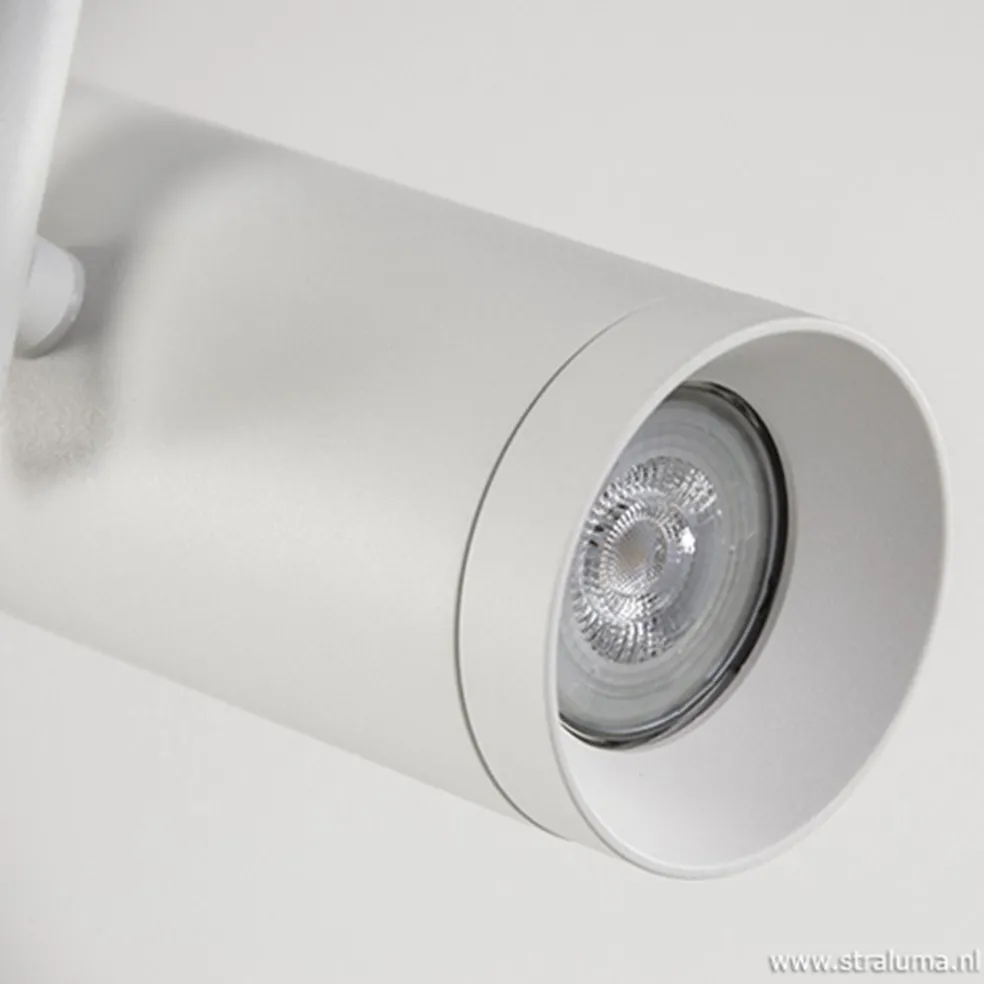 Discount Straluma Plafondspot cilinder hoog wit gu10