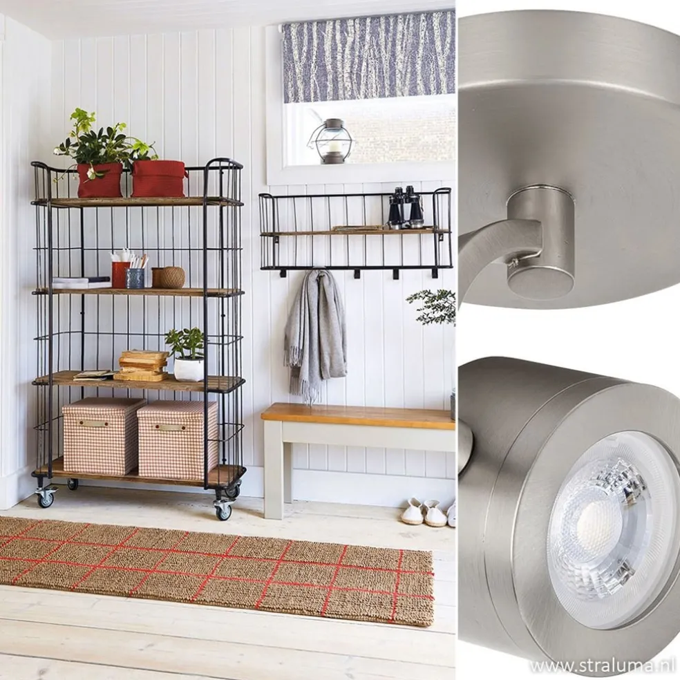 Shop Straluma Plafondspot enkel alu mat gu10