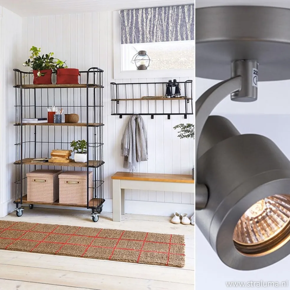 Shop Straluma Plafondspot enkel alu mat gu10