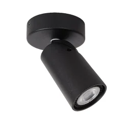 Shop Straluma Plafondspot enkel zwart incusief GU10 dim to warm