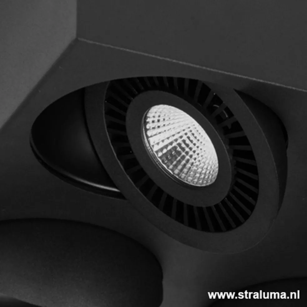 Cheap Straluma Plafondspot Eye box 4L zwart 3000k