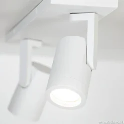 Hot Straluma Plafondspot Halo 2L op balk wit