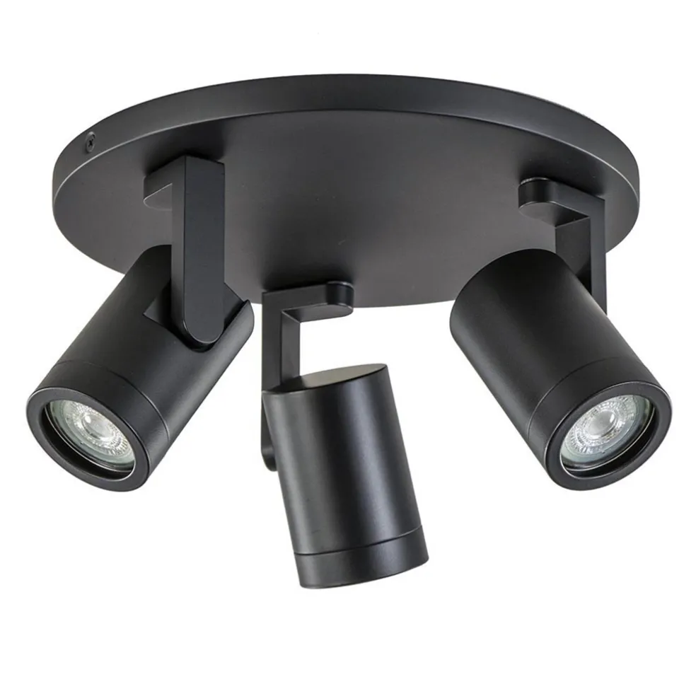 Discount Straluma Plafondspot Halo 3L rond zwart