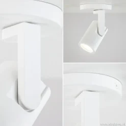 Hot Straluma Plafondspot Halo 1L wit gu10