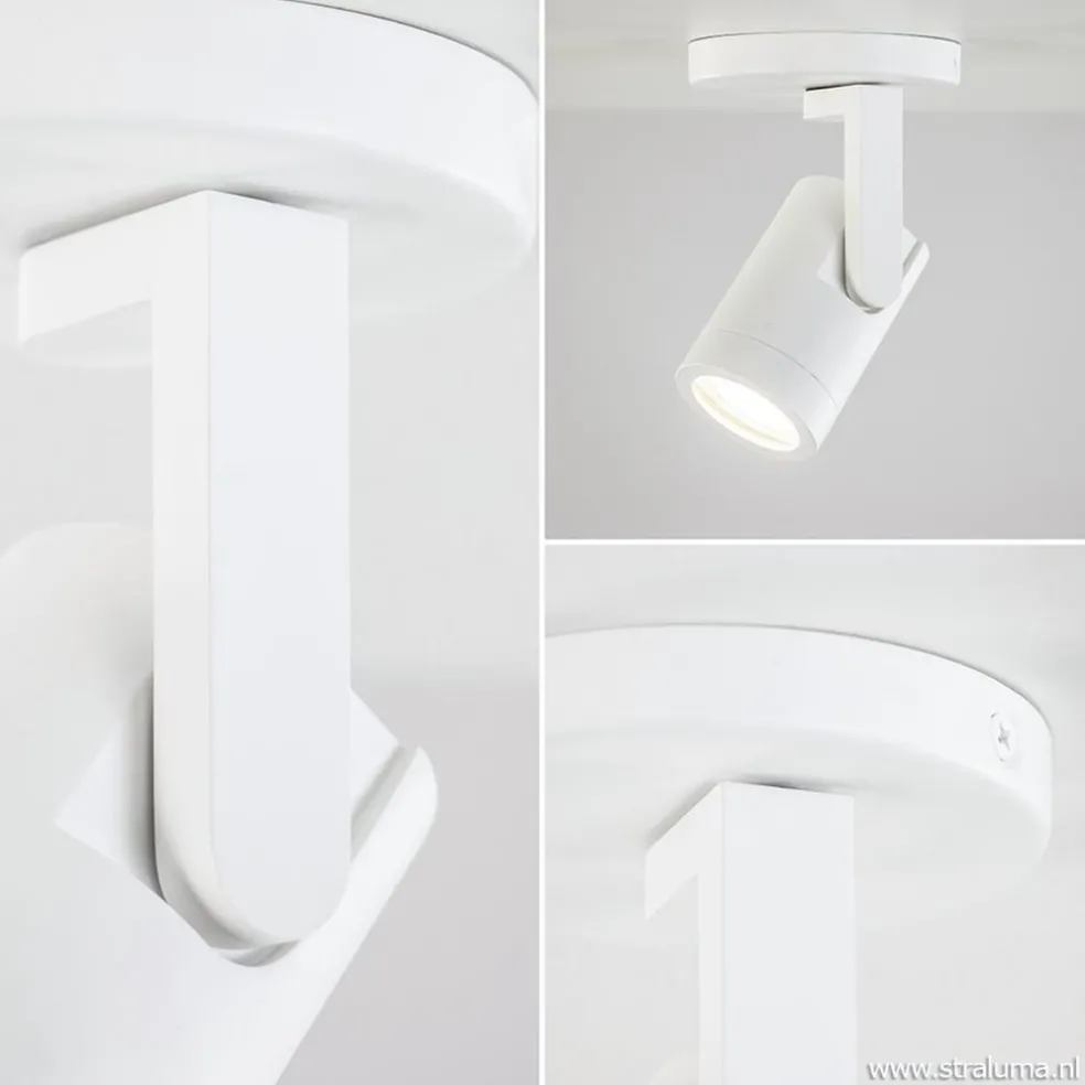 Hot Straluma Plafondspot Halo 1L wit gu10