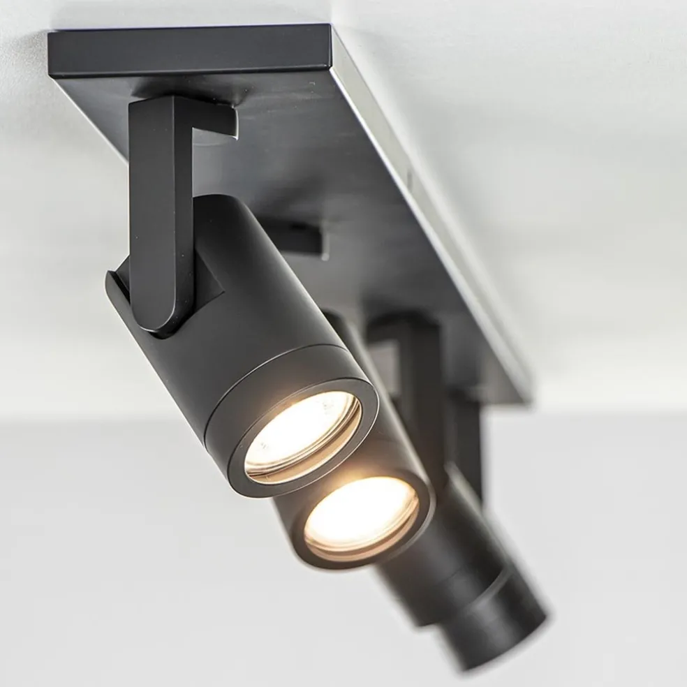 Online Straluma Plafondspot Halo Spot 4L balk zwart