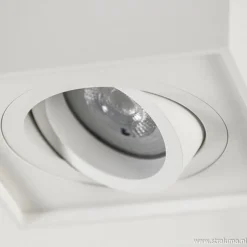 Clearance Straluma Plafondspot kubus wit verstelbaar gu10
