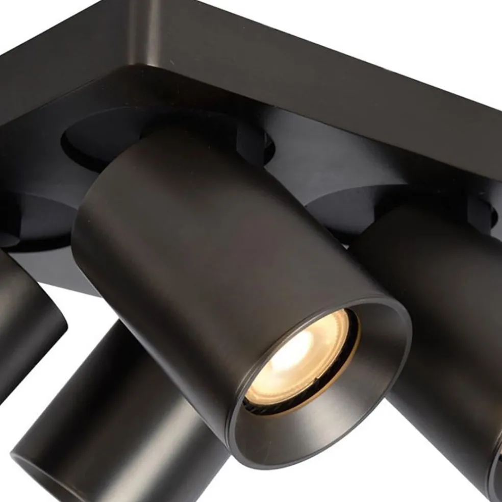 Best Sale Straluma Plafondspot 4L vierkant gunmetal incl. gu10