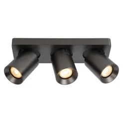 Outlet Straluma Plafondspot 3-lichts balk gunmetal gu10