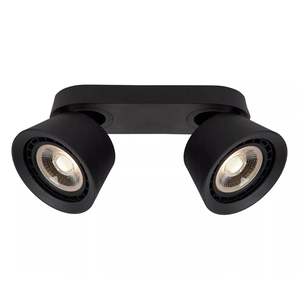 Cheap Straluma Plafondspot 2-lichts mat zwart exclusief GU10-ES111
