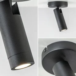 Shop Straluma Plafondspot 1-lichts mat zwart/goud