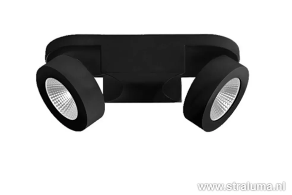 Best Sale Straluma Plafondspot Montreal 2L balk zwart 3000