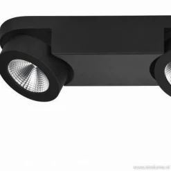 Best Sale Straluma Plafondspot Montreal 2L balk zwart 3000