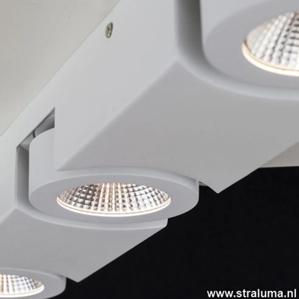 Clearance Straluma Plafondspot Montreal 3L balk wit 3000k