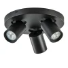 Cheap Straluma Plafondspot Oliver 3L rond zwart gu10