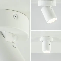 Outlet Straluma Plafondspot Oliver 1L tube wit gu10