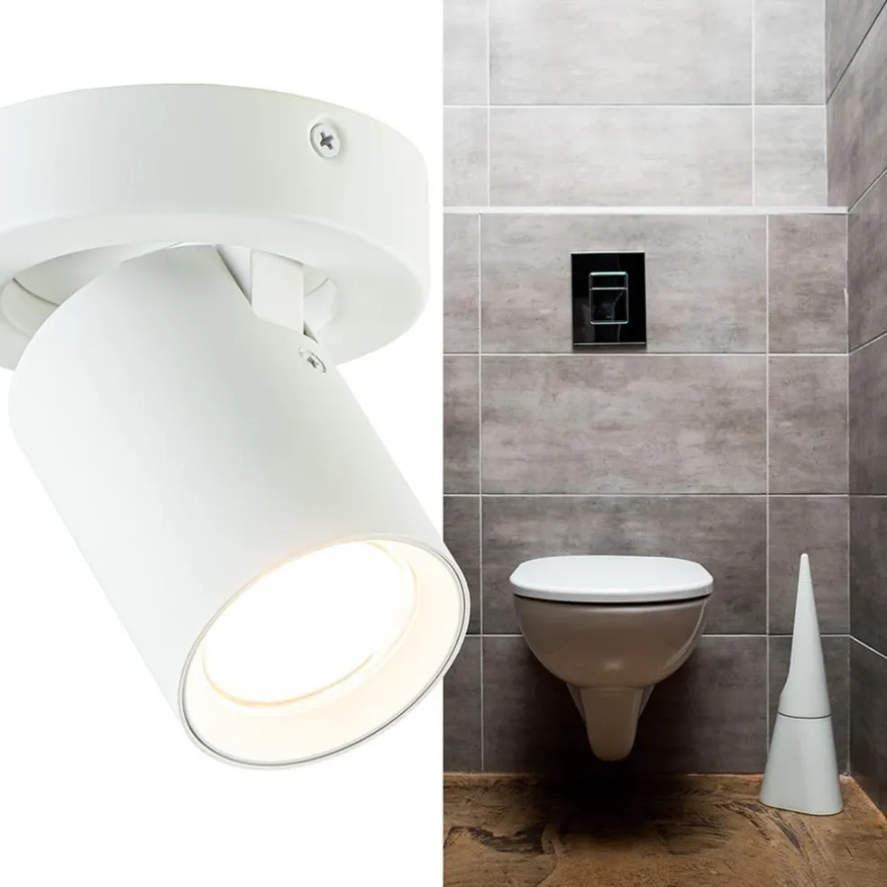 Outlet Straluma Plafondspot Oliver 1L tube wit gu10