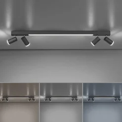 Cheap Straluma Plafondspot Pure Lines antraciet smart