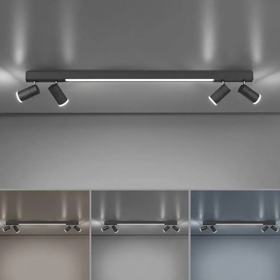 Cheap Straluma Plafondspot Pure Lines antraciet smart