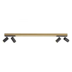 Best Straluma Plafondspot Pure Lines antraciet/hout cct