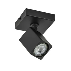 Fashion Straluma Plafondspot Quadro 1L zwart gu10