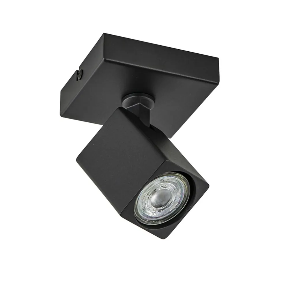 Fashion Straluma Plafondspot Quadro 1L zwart gu10