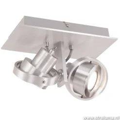 Cheap Straluma Plafondspot Quatro 2L alu led incl.gu10