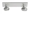 Cheap Straluma Plafondspot Rain 2L balk nikkel IP44