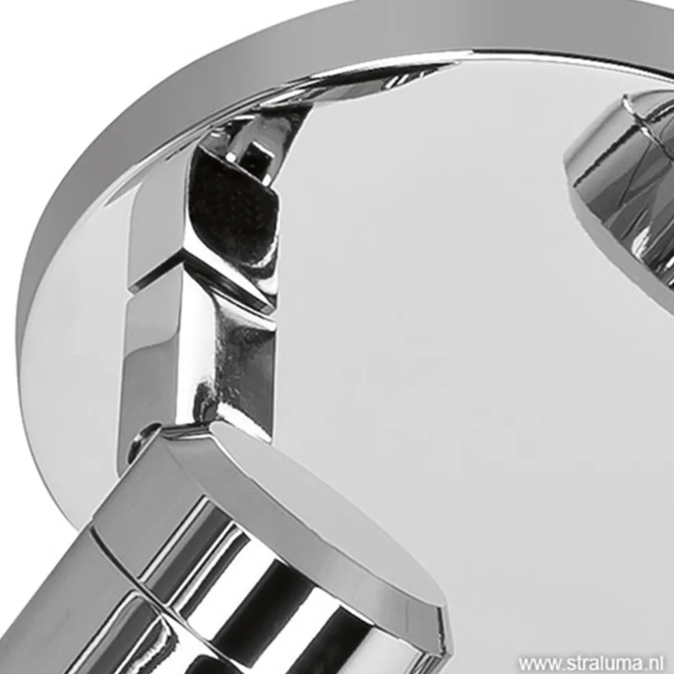 Clearance Straluma Plafondspot Rain 2l rond chroom IP44