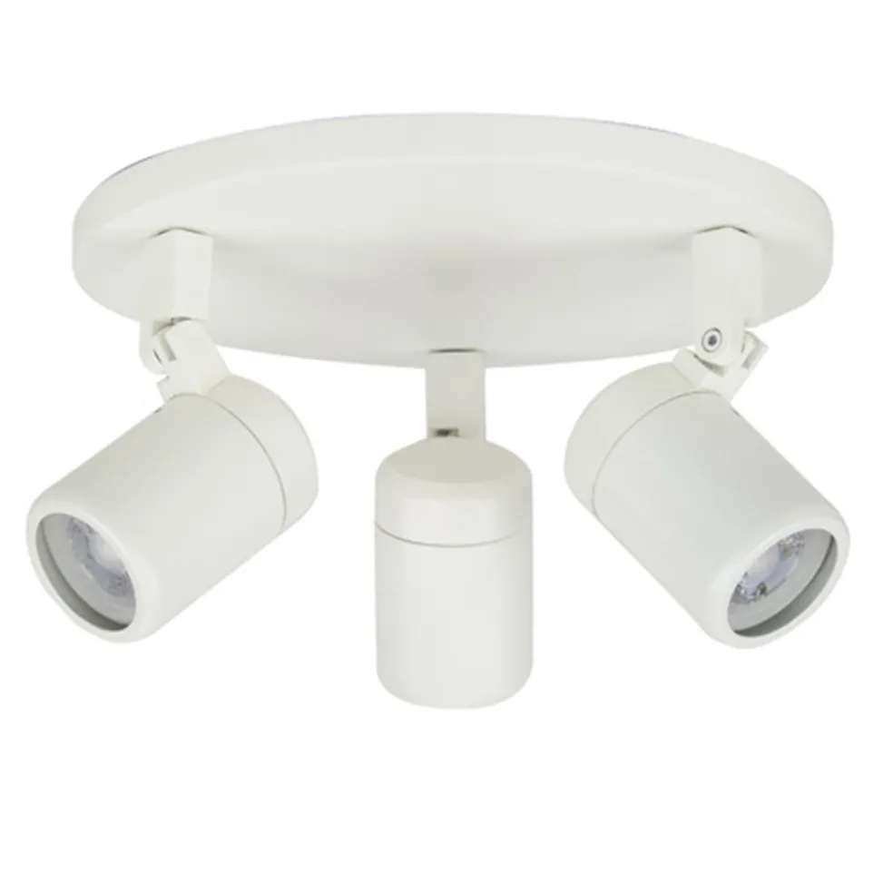 Clearance Straluma Plafondspot Rain 3L rond wit IP44
