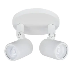 Online Straluma Plafondspot Rain 2L rond wit gu10 IP44