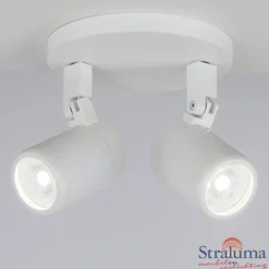 Online Straluma Plafondspot Rain 2L rond wit gu10 IP44