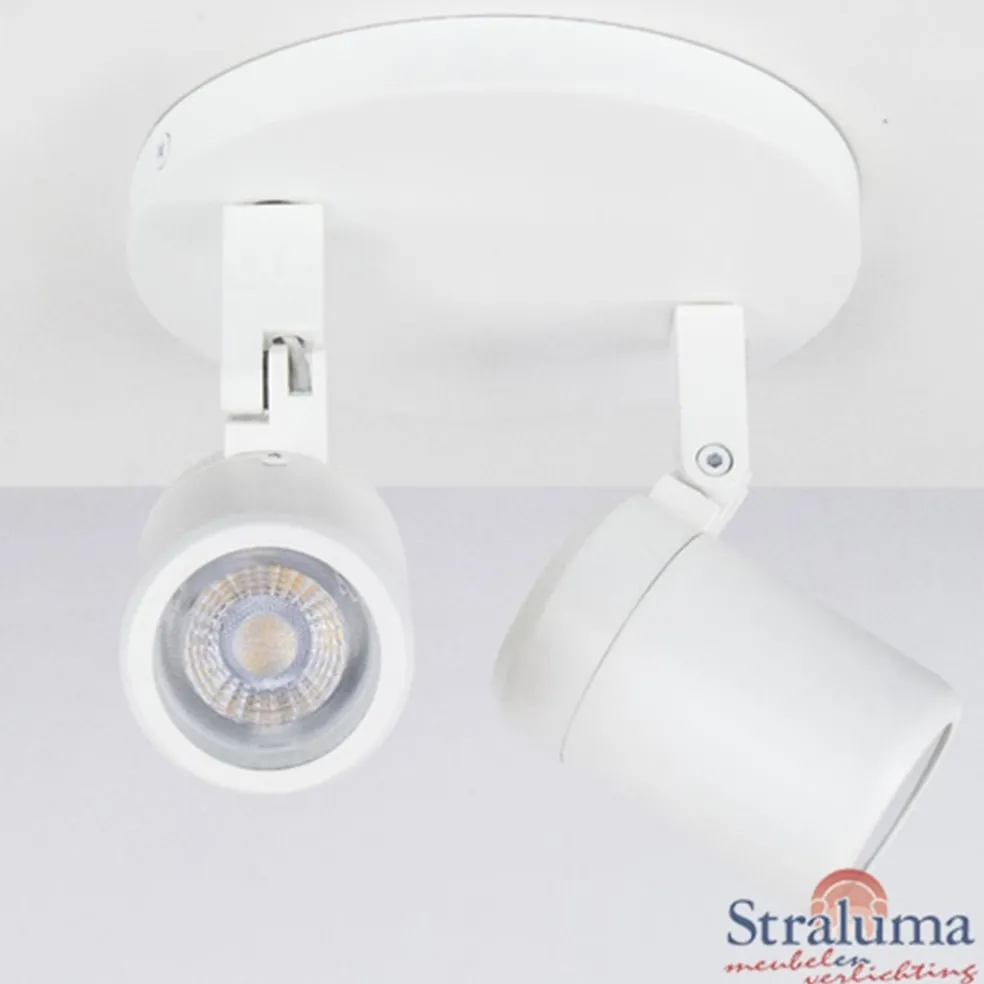 Online Straluma Plafondspot Rain 2L rond wit gu10 IP44