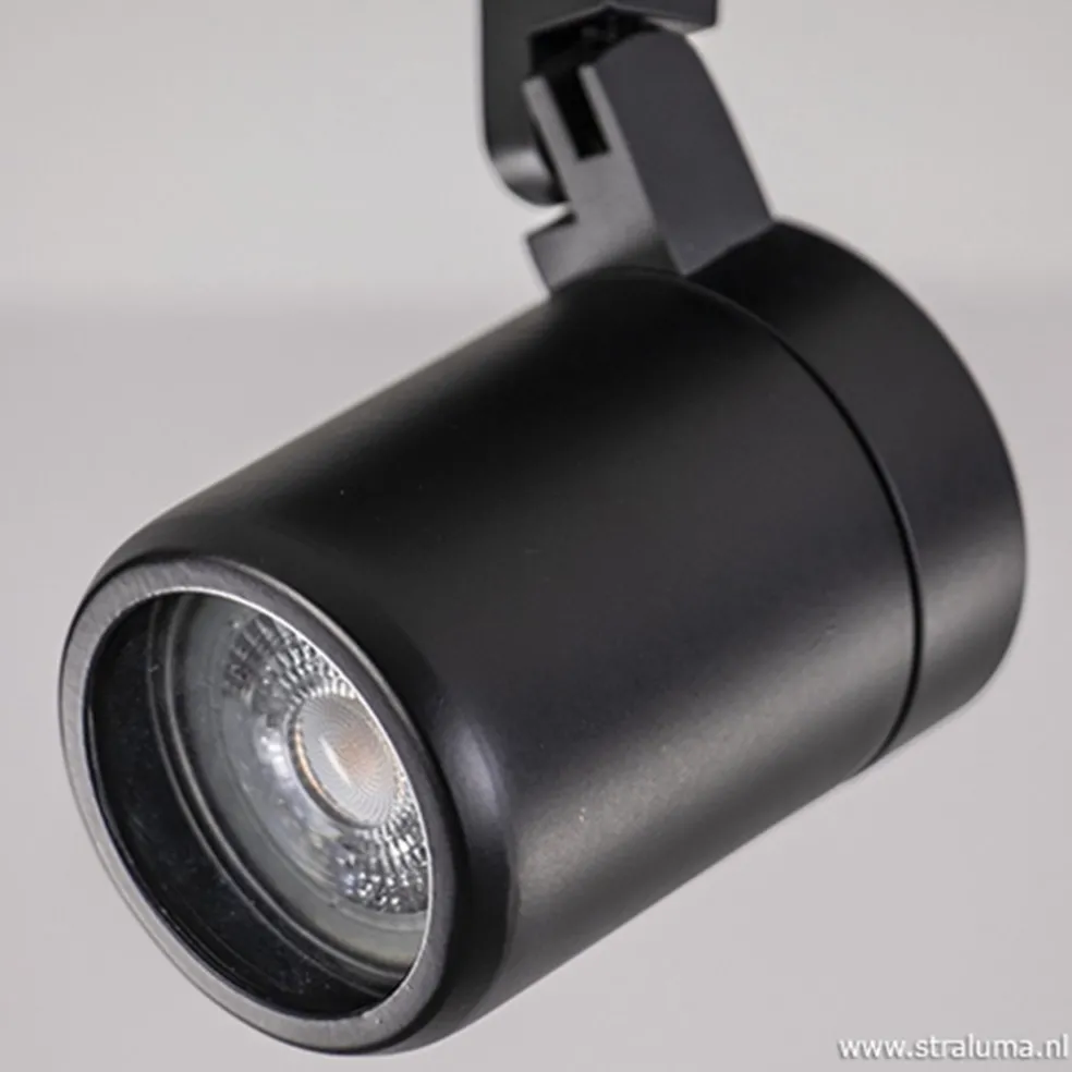 Store Straluma Plafondspot Rain 1L rond zwart gu10 IP44