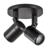 Store Straluma Plafondspot Rain 2L rond zwart IP44