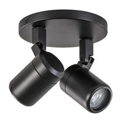 Store Straluma Plafondspot Rain 2L rond zwart IP44